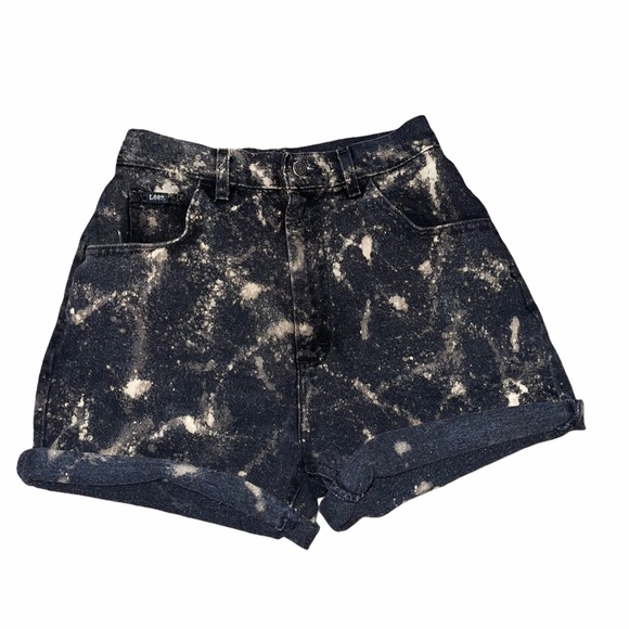 Lee Pants - Vintage LEE Custom Bleached High Rise Jean Shorts
